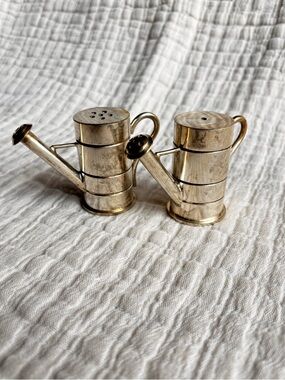 Watering Can Salt and Pepper Shaker Stainless Steel